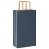 Paper Bags 50 pcs with Handles Blue 21x11x36 cm
