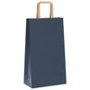 Paper Bags 50 pcs with Handles Blue 21x11x36 cm
