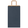 Paper Bags 50 pcs with Handles Blue 21x11x36 cm