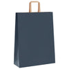 Paper Bags 50 pcs with Handles Blue 32x12x42 cm