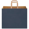 Paper Bags 50 pcs with Handles Blue 32x22x24 cm