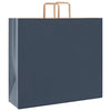 Paper Bags 50 pcs with Handles Blue 54x15x49 cm