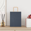 Paper Bags 250 pcs with Handles Blue 21x11x28 cm