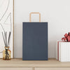 Paper Bags 250 pcs with Handles Blue 21x11x31 cm