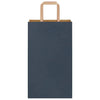 Paper Bags 250 pcs with Handles Blue 21x11x36 cm