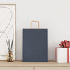 Paper Bags 250 pcs with Handles Blue 26x12x35 cm