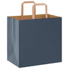 Paper Bags 250 pcs with Handles Blue 26x17x25 cm