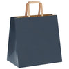 Paper Bags 250 pcs with Handles Blue 26x17x25 cm