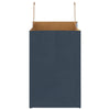Paper Bags 250 pcs with Handles Blue 26x17x25 cm