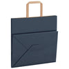 Paper Bags 250 pcs with Handles Blue 26x17x25 cm