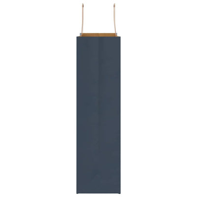 Paper Bags 250 pcs with Handles Blue 32x12x42 cm
