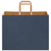 Paper Bags 250 pcs with Handles Blue 32x17x25 cm