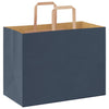 Paper Bags 250 pcs with Handles Blue 32x17x25 cm