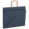 Paper Bags 250 pcs with Handles Blue 32x22x24 cm