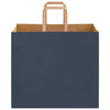 Paper Bags 250 pcs with Handles Blue 32x22x28 cm