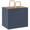 Paper Bags 250 pcs with Handles Blue 32x22x28 cm
