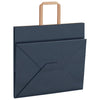 Paper Bags 250 pcs with Handles Blue 32x22x28 cm