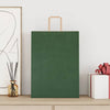 Paper Bags 50 pcs with Handles Green 32x17x44 cm
