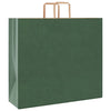Paper Bags 50 pcs with Handles Green 54x15x49 cm