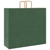 Paper Bags 50 pcs with Handles Green 54x15x49 cm
