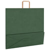 Paper Bags 50 pcs with Handles Green 54x15x49 cm