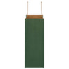 Paper Bags 250 pcs with Handles Green 21x11x28 cm