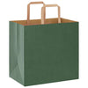Paper Bags 250 pcs with Handles Green 26x17x25 cm