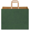 Paper Bags 250 pcs with Handles Green 32x17x25 cm