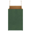 Paper Bags 250 pcs with Handles Green 32x17x25 cm