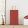 Paper Bags 50 pcs with Handles Red 21x11x36 cm