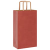 Paper Bags 50 pcs with Handles Red 21x11x36 cm