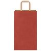 Paper Bags 50 pcs with Handles Red 21x11x36 cm
