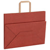 Paper Bags 50 pcs with Handles Red 32x17x25 cm