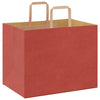 Paper Bags 50 pcs with Handles Red 32x22x24 cm