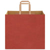 Paper Bags 50 pcs with Handles Red 32x22x28 cm