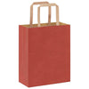 Paper Bags 250 pcs with Handles Red 18x8x22 cm