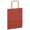 Paper Bags 250 pcs with Handles Red 18x8x22 cm