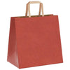 Paper Bags 250 pcs with Handles Red 26x17x25 cm