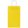 Paper Bags 50 pcs with Handles Yellow 21x11x36 cm