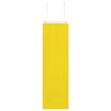 Paper Bags 50 pcs with Handles Yellow 21x11x36 cm