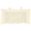Paper Bags 50 pcs with Handles Yellow 21x11x36 cm