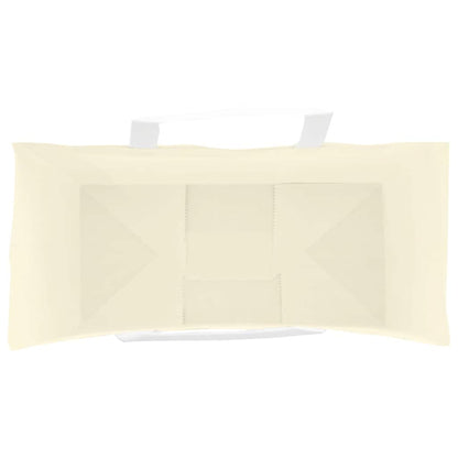 Paper Bags 50 pcs with Handles Yellow 26x12x35 cm