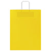 Paper Bags 50 pcs with Handles Yellow 32x12x42 cm
