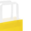Paper Bags 50 pcs with Handles Yellow 32x12x42 cm