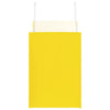 Paper Bags 50 pcs with Handles Yellow 32x17x25 cm
