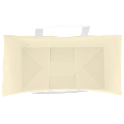 Paper Bags 50 pcs with Handles Yellow 32x17x25 cm