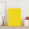 Paper Bags 50 pcs with Handles Yellow 32x17x44 cm