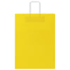 Paper Bags 50 pcs with Handles Yellow 32x17x44 cm