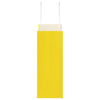 Paper Bags 250 pcs with Handles Yellow 18x8x22 cm