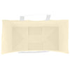 Paper Bags 250 pcs with Handles Yellow 32x17x25 cm